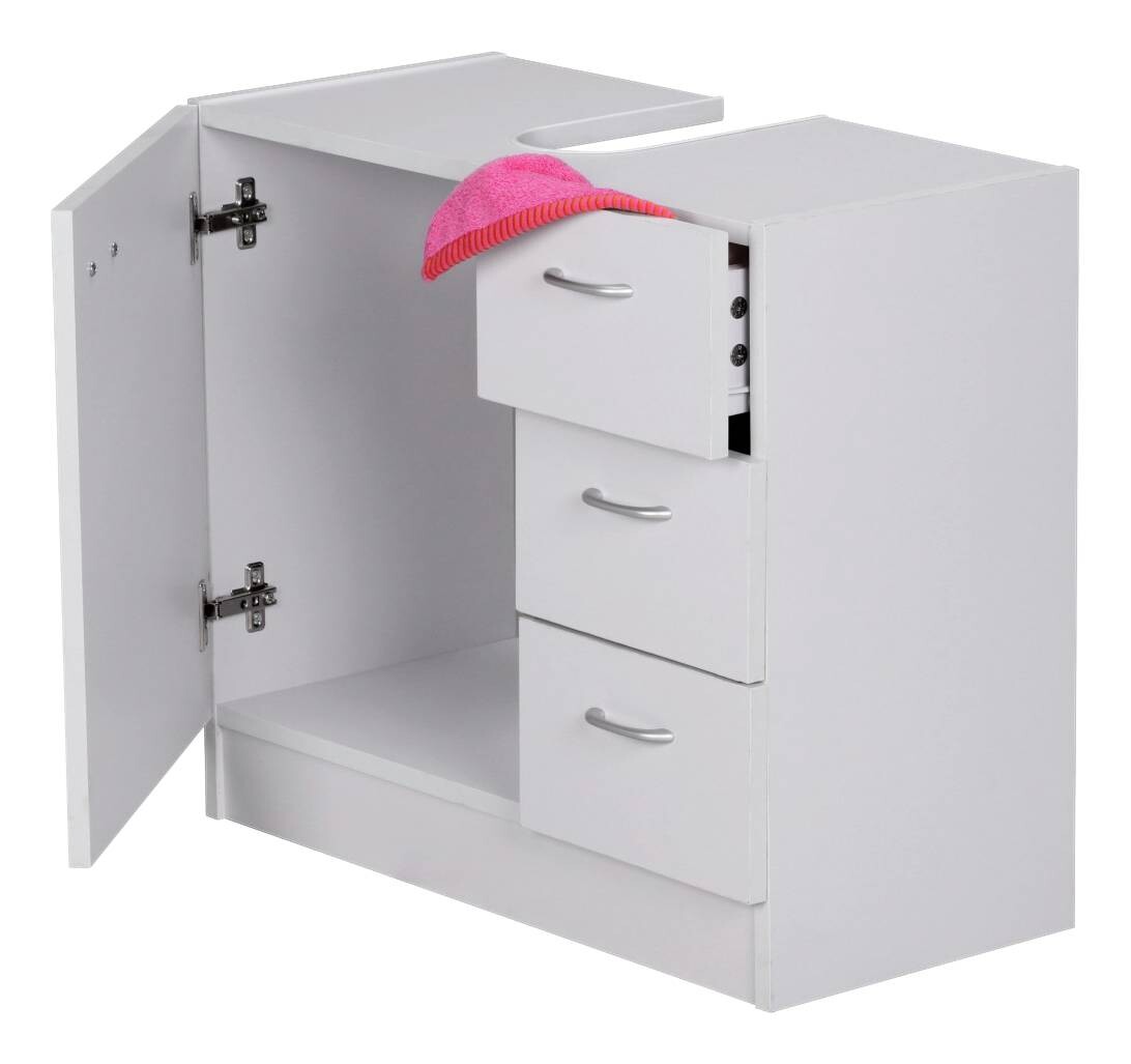 Waschbeckenunterschrank weiß B/H/T: ca. 30x54x63 cm