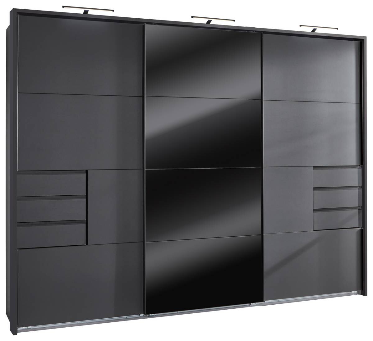 Schwebetürenschrank Saigon Graphit B/H/T: ca. 270x210x64 cm Schwebetürenschrank Saigon Graphit B/H/T: ca. 270x210x64 cm