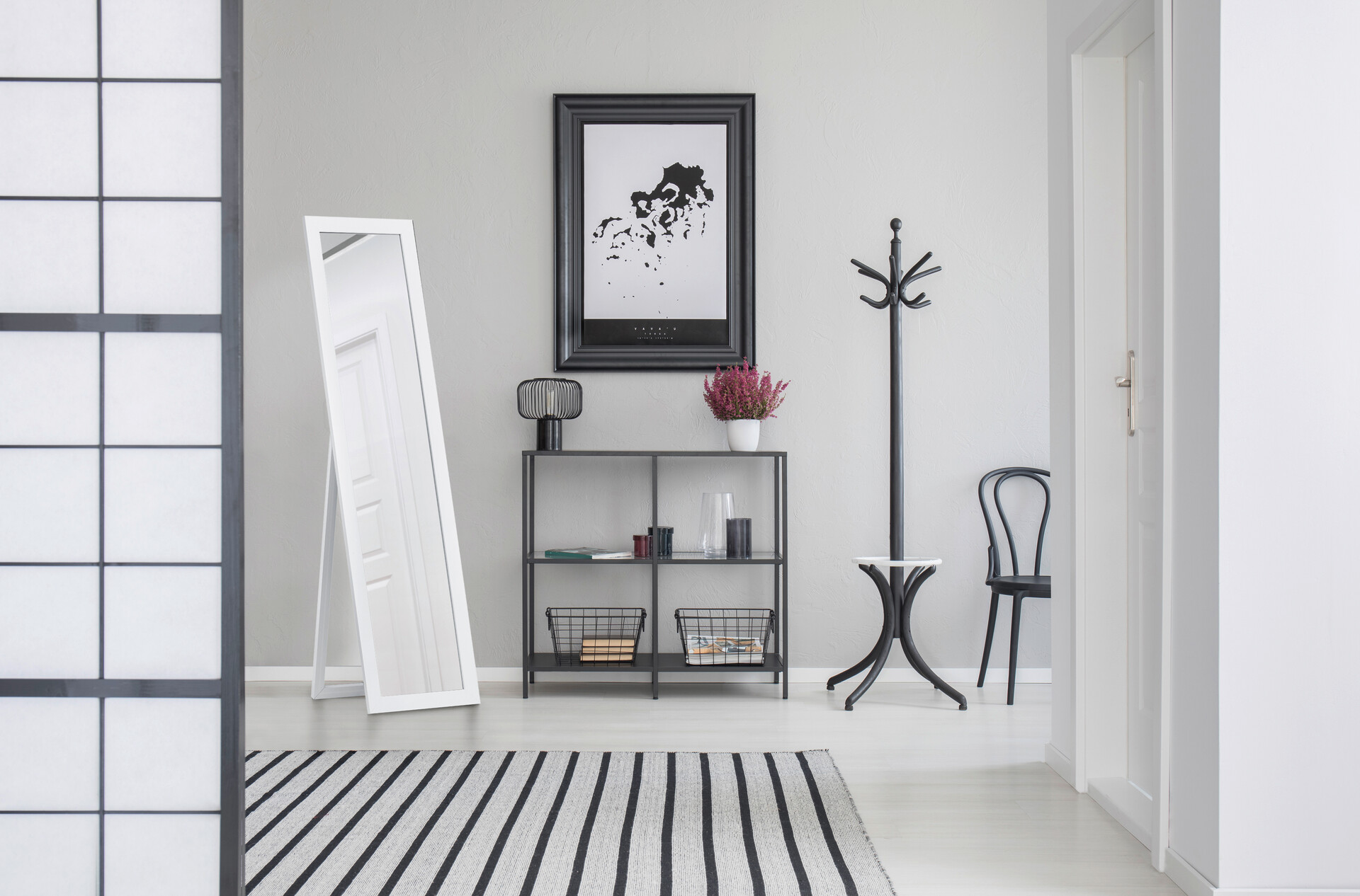 Standspiegel Tina weiß B/H: ca. 40x160 cm