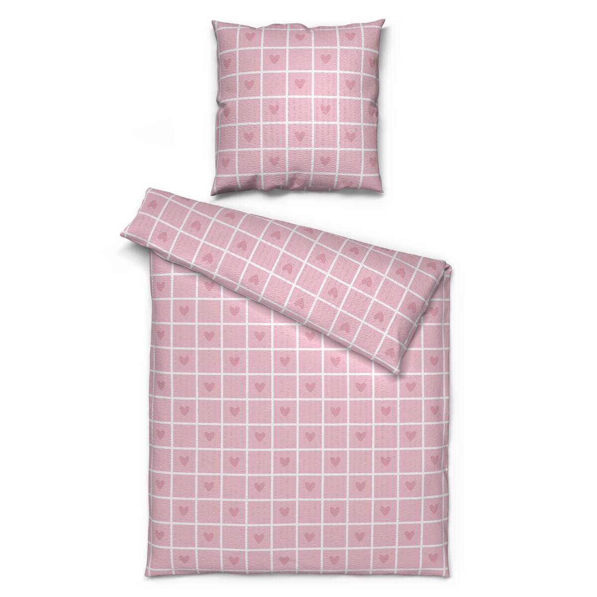 Microfaser Bettwäsche Seersucker