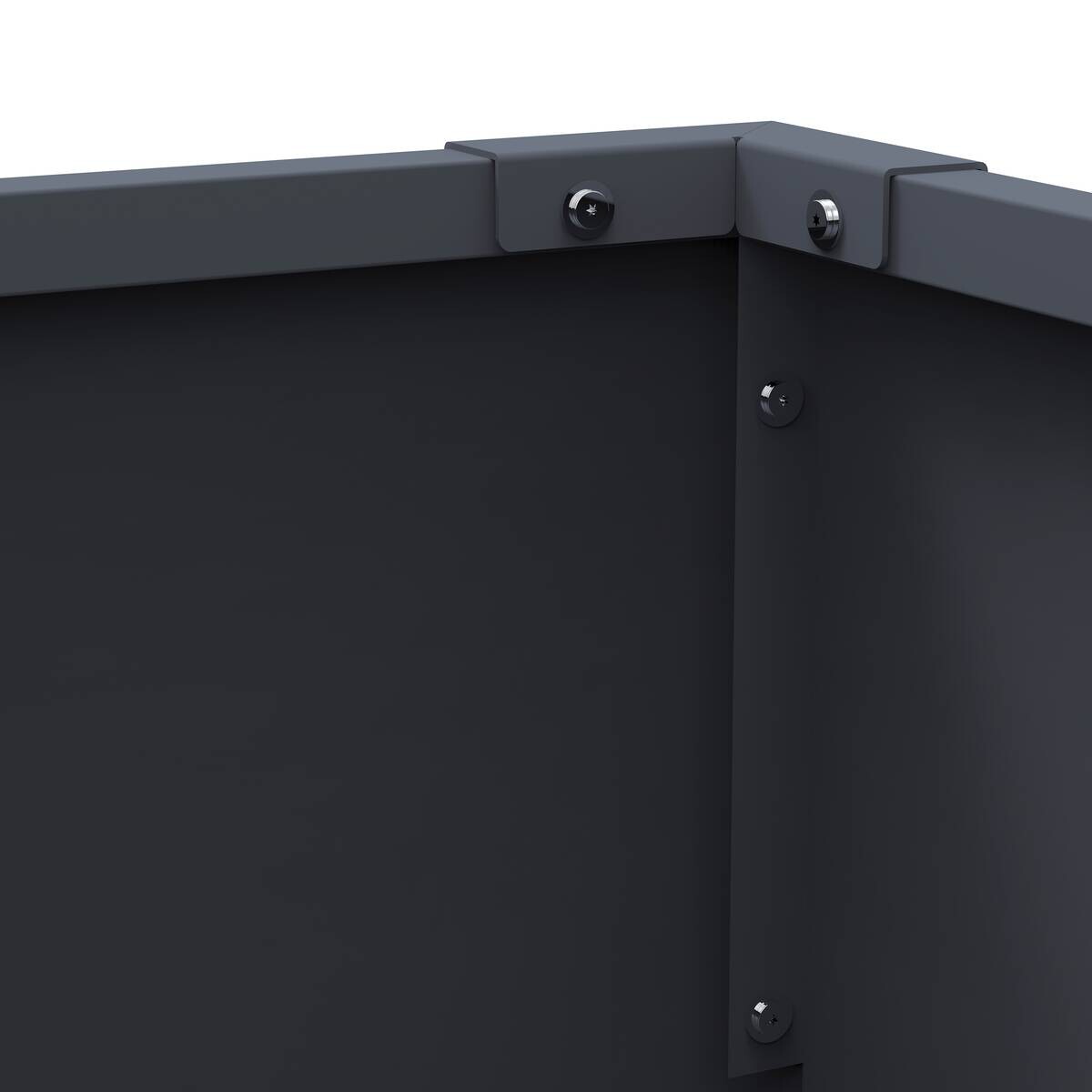 Westmann Hochbeet Mobila anthrazit Stahl B/H/L: ca. 118x80x50 cm