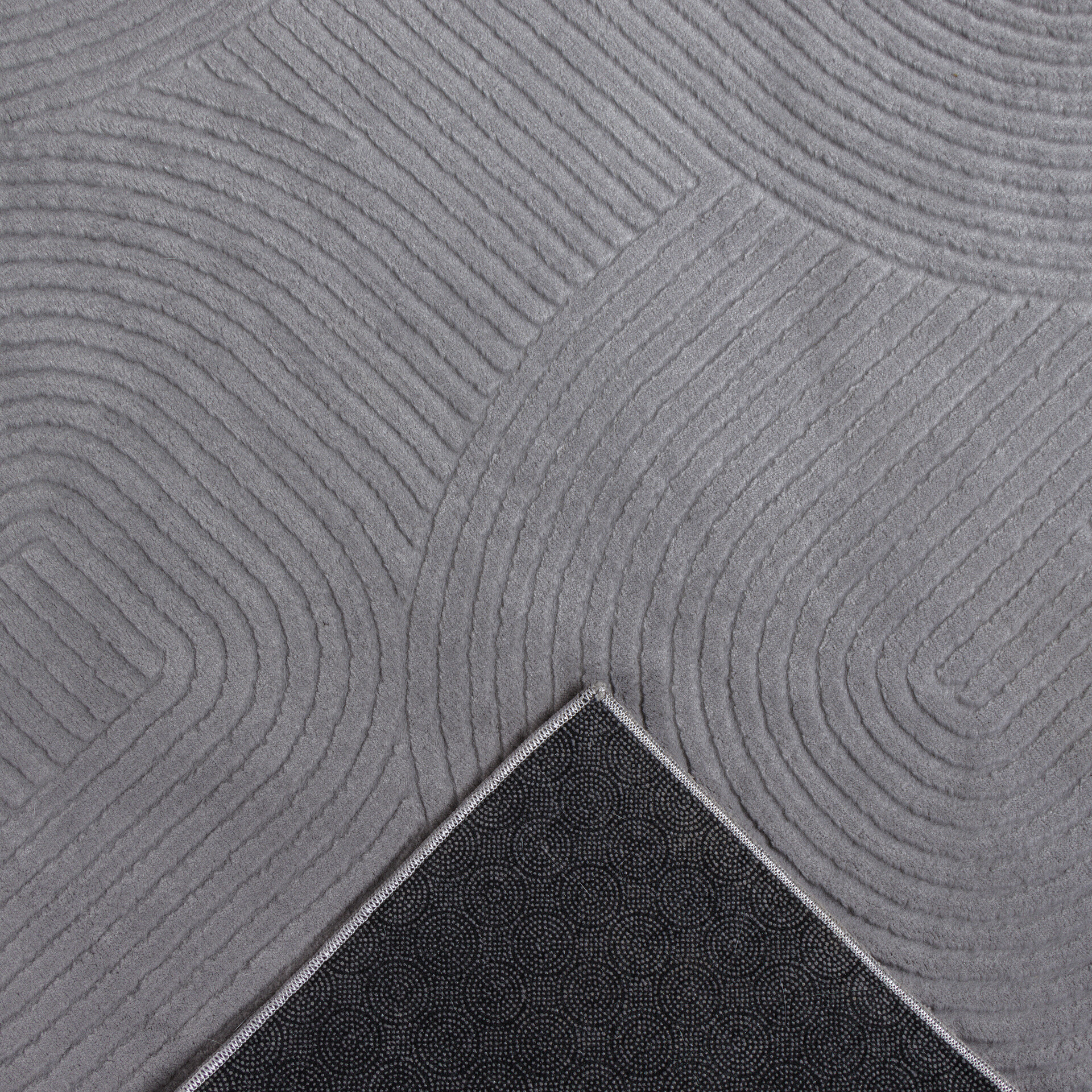 Dinarsu Teppich Stilo grau B/L: ca. 80x150 cm