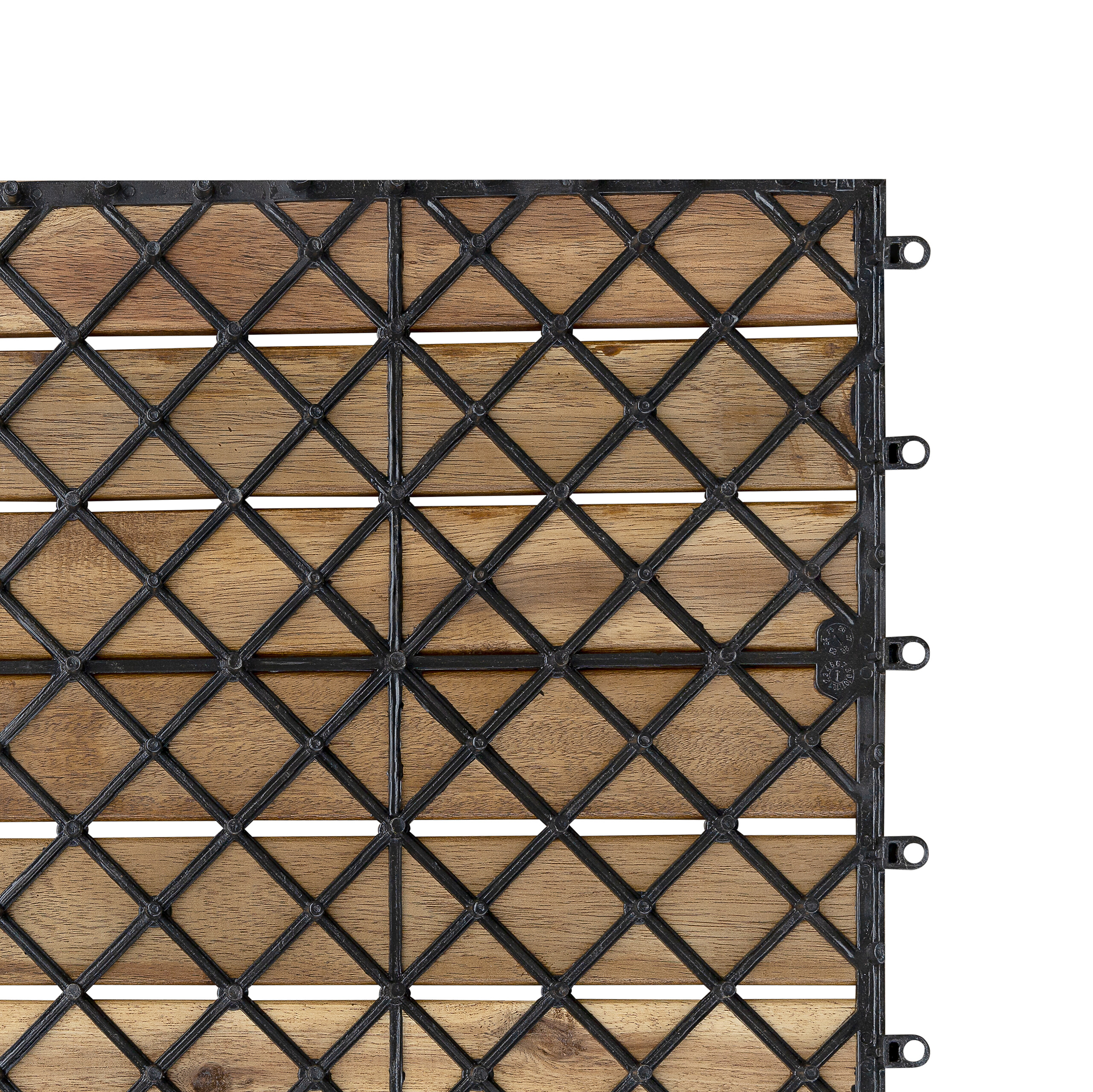 POCOline Terrassenfliese Akazie Akazie B/L: ca. 30x30 cm