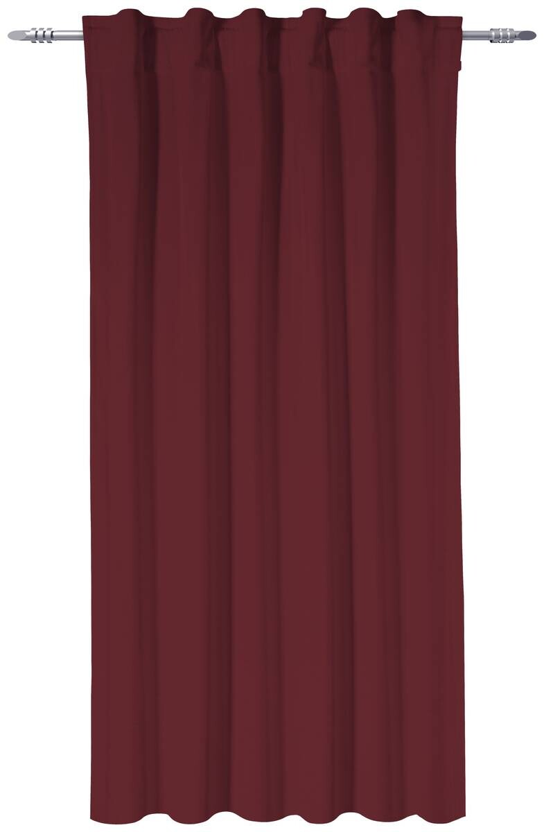 Thermovorhang Kiruna weinrot B/L: ca. 140x175 cm