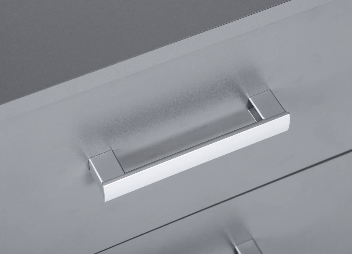 Kommode Elenzio Grafitgrau Optik B/H/T: ca. 121,8x50,8x40 cm