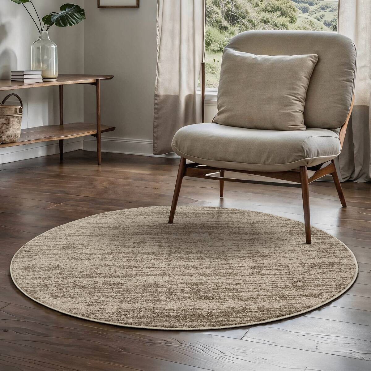 Sanat Kurzflorteppich OSLO beige D: ca. 120 cm Sanat Kurzflorteppich OSLO beige D: ca. 120 cm