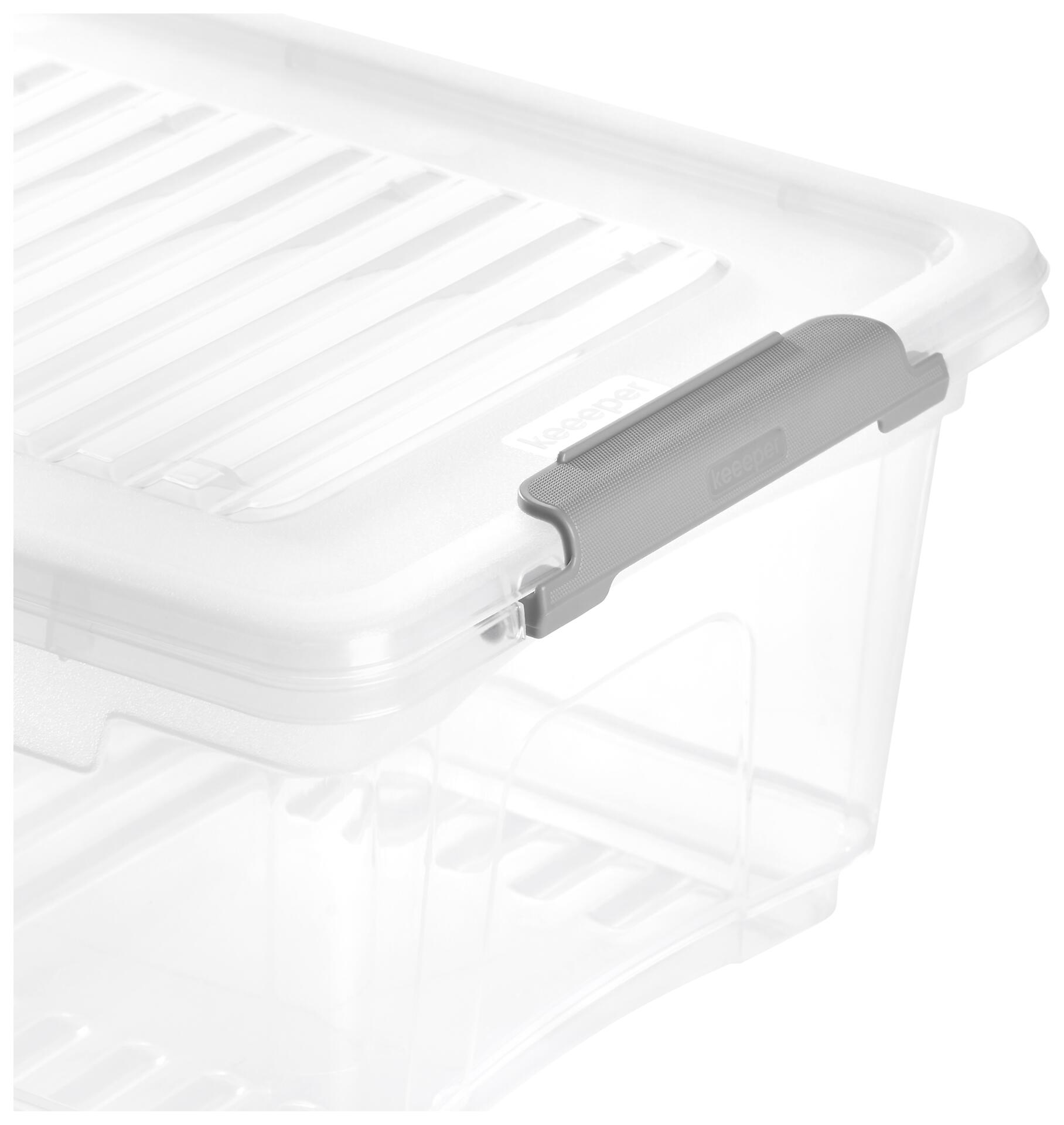 Aufbewahrungsbox transparent B/H/L: ca. 28,5x16x37,5 cm