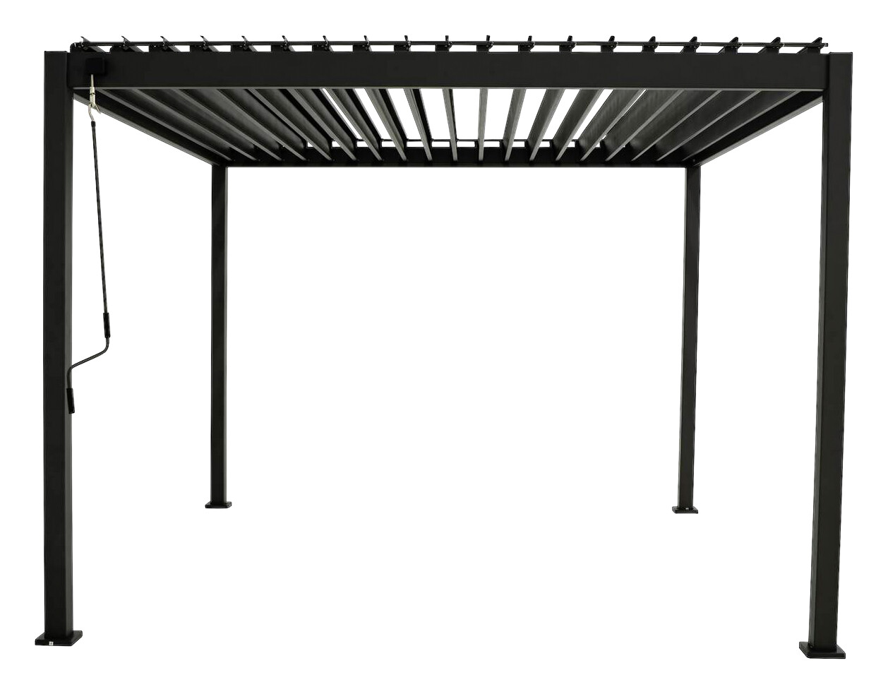 Mirador Pergola Basic anthrazit Aluminium B/H/L: ca. 360x240x300 cm