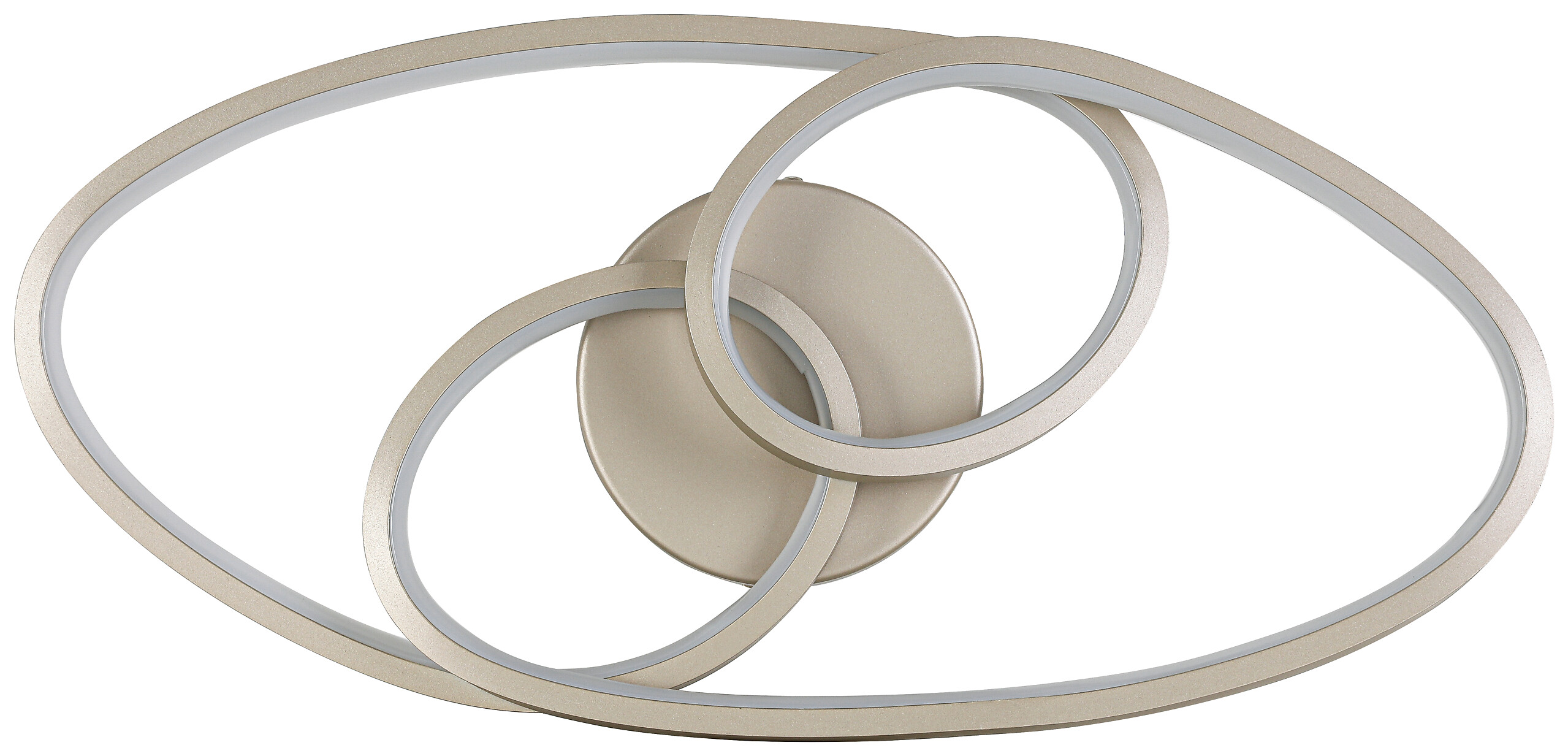 Nolo LED-Deckenleuchte Dual champagner Metall B/H/L: ca. 21x8x45 cm