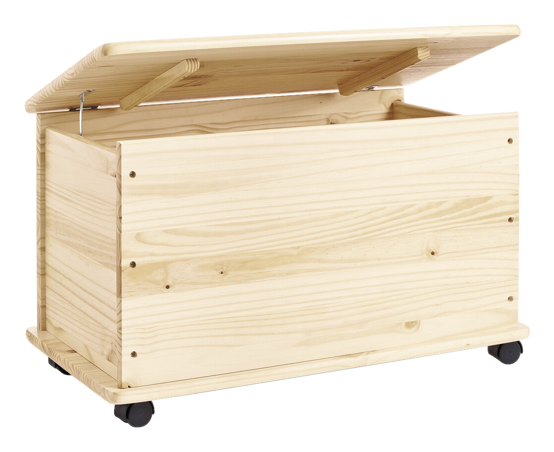 Zeller Aufbewahrungstruhe natur Kiefer B/H/L: ca. 40x45x73 cm