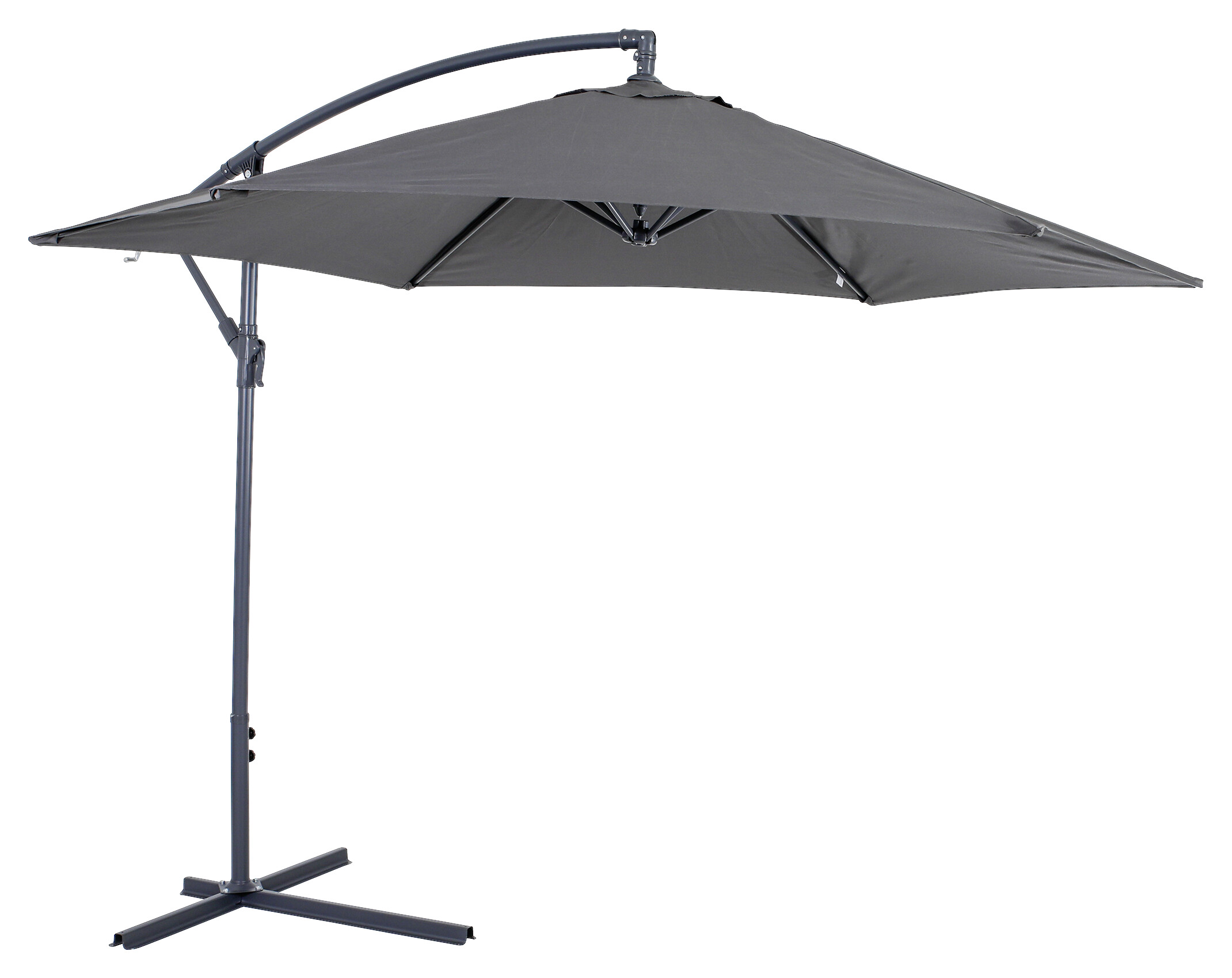 Greemotion Ampelschirm anthrazit Stahl B/H/L/D: ca. 182x16,5x25x300 cm