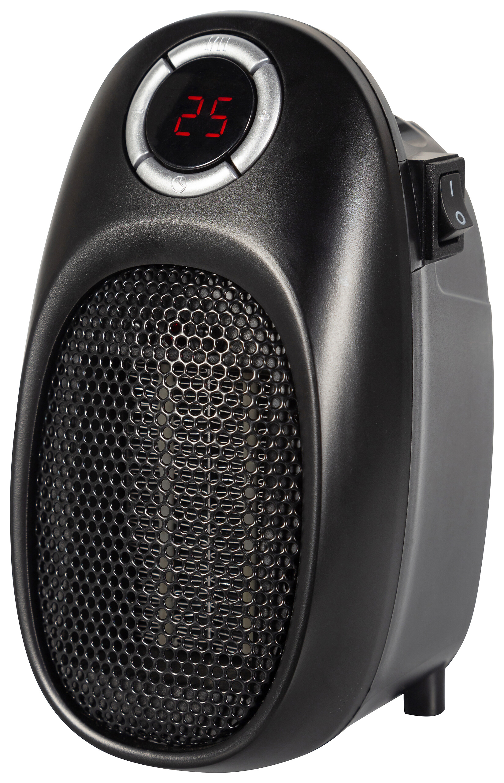 Heizlüfter WH701 schwarz Kunststoff B/H/L: ca. 12,7x16,4x9,6 cm ca. 400 W