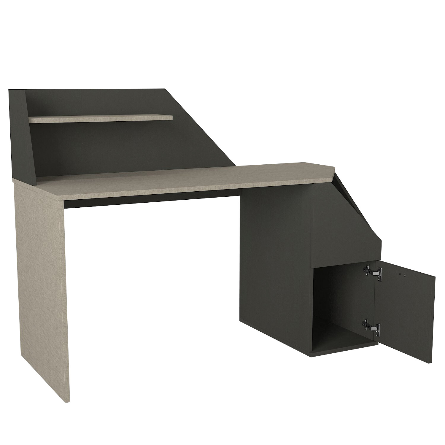 Schreibtisch Gusto grau anthrazit B/H/T: ca. 140x74x60 cm Schreibtisch Gusto grau anthrazit B/H/T: ca. 140x74x60 cm