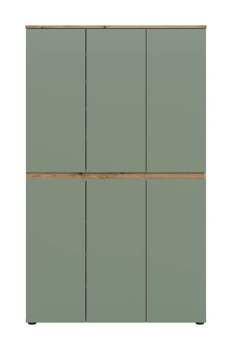Schrank SCARPA Evoke Oak Nachbildung grün B/H/T: ca. 105x175x37 cm