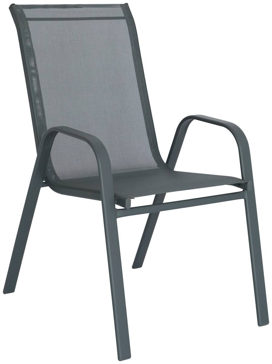 POCOline Stapelsessel Malta anthrazit Stahl B/H/L: ca. 55x93x74 cm POCOline Stapelsessel Malta anthrazit Stahl B/H/L: ca. 55x93x74 cm