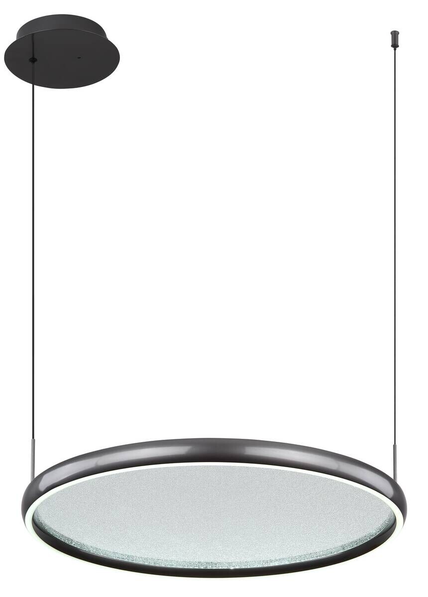 GLOBO LED-Pendelleuchte schwarz Metall Aluminium B/H/L: ca. 60x150x63 cm 1.0 Brennstellen