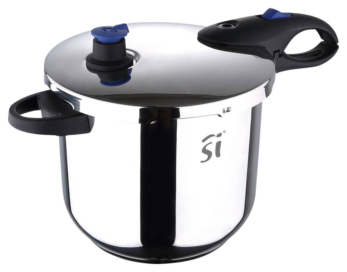 SAN IGNACIO Schnellkochtopfset Duero silber Edelstahl 2 tlg.