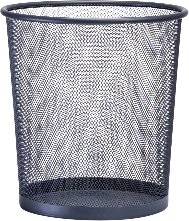 Zeller Papierkorb anthrazit B/H/L: ca. 26x28x26 cm