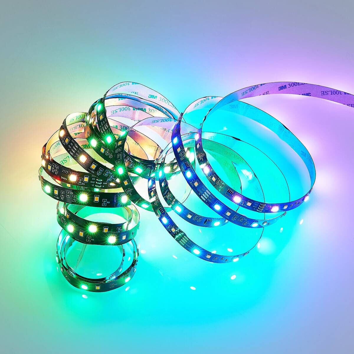 Lichtband Racer schwarz Kunststoff B/L: ca. 1x500 cm