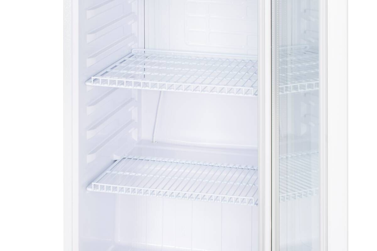 POCOline Glastürkühlschrank GTK144-235 DW weiß B/H/T: ca. 54x144x55 cm