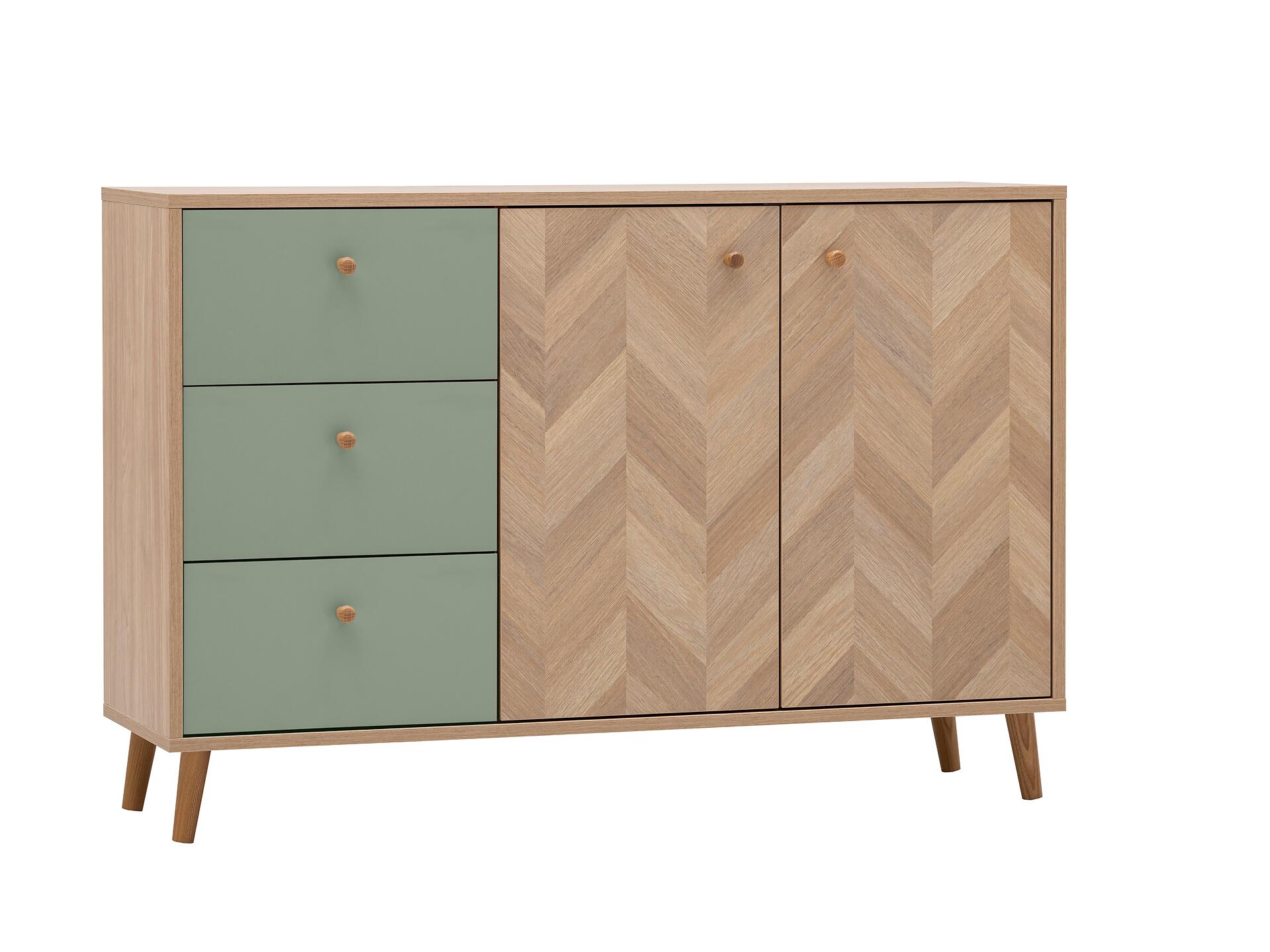 Sideboard Visby Pistazie Eiche Nachbildung B/H/T: ca. 109x63,9x33,05 cm