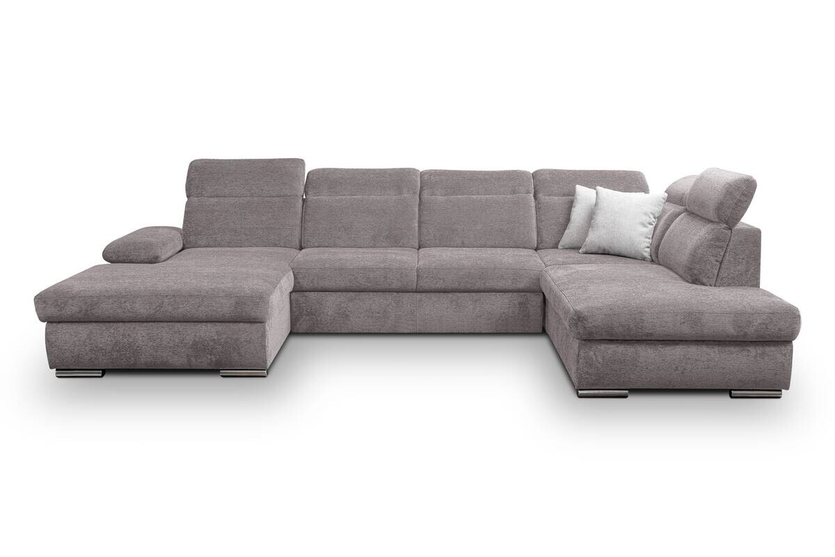 Wohnlandschaft Cordoba braun Webstoff B/H/T: ca. 359x105x232 cm