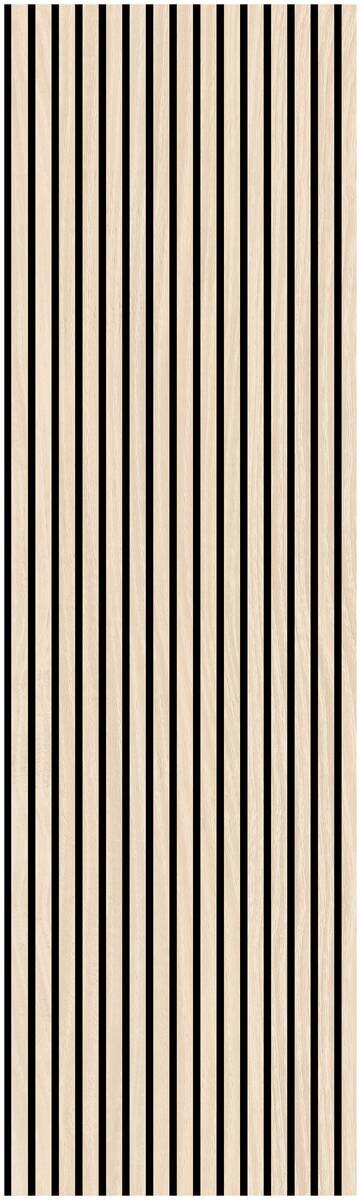 Wand- und Akustikpaneel Eiche L/B/H: ca. 244x60x1 cm pro Stück