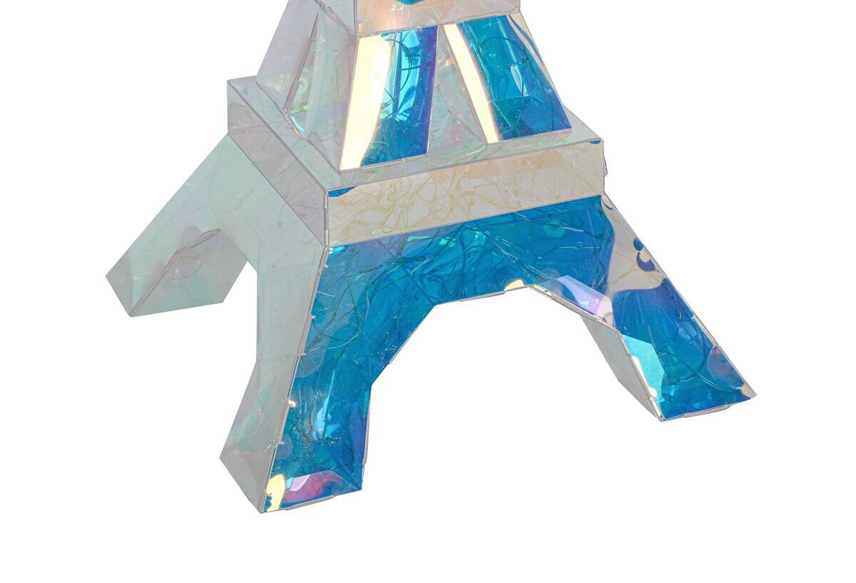 Nolo LED-Dekoleuchte Eiffelturm transparent