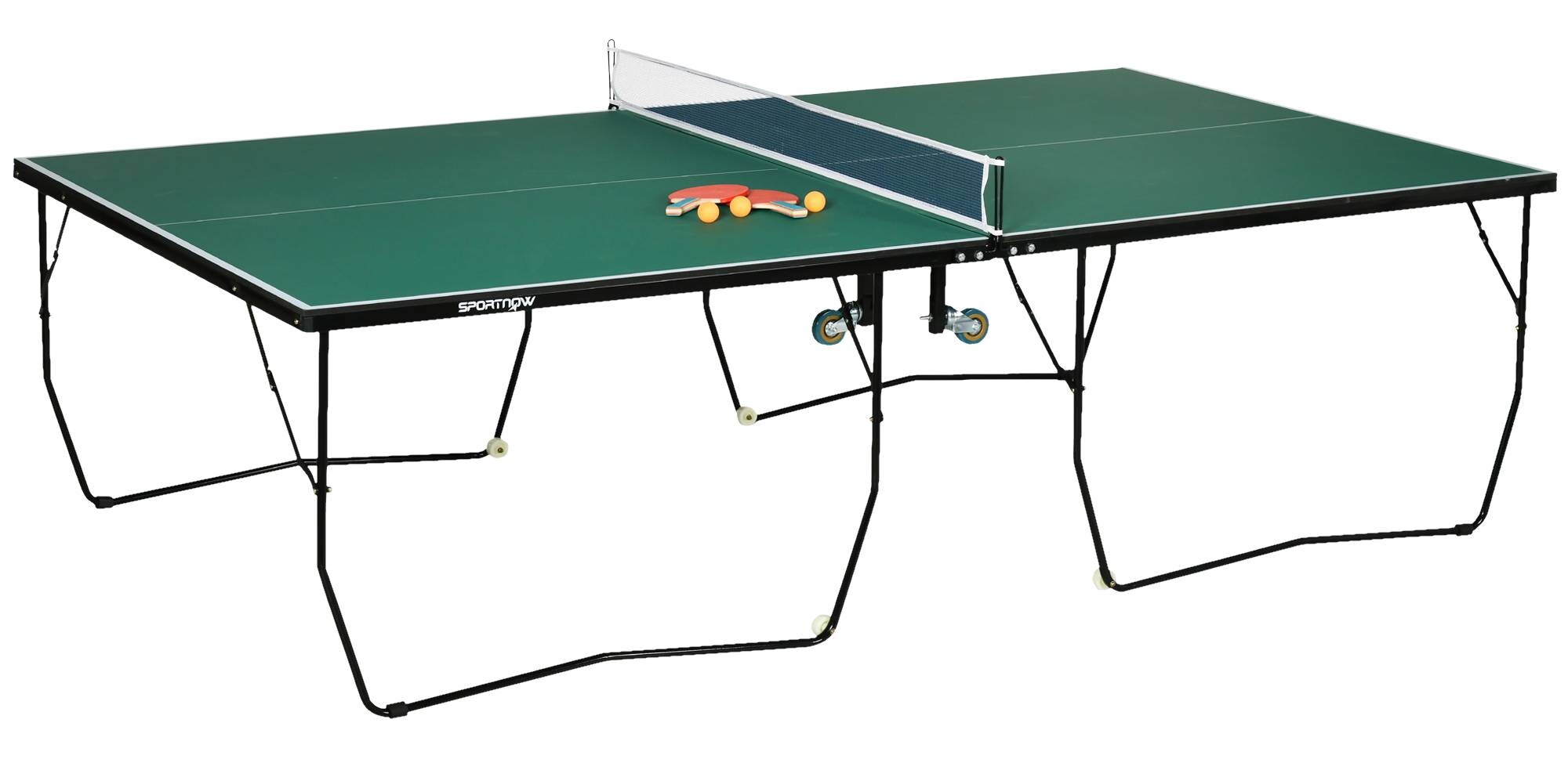 SPORTNOW Tischtennisplatte grün B/H/L: ca. 152,5x76x274 cm