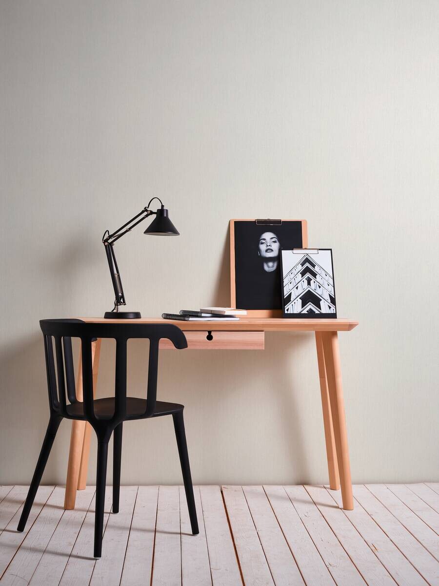 A.S.Creation Vliestapete Flavour Uni weiß B/L: ca. 53x1005 cm