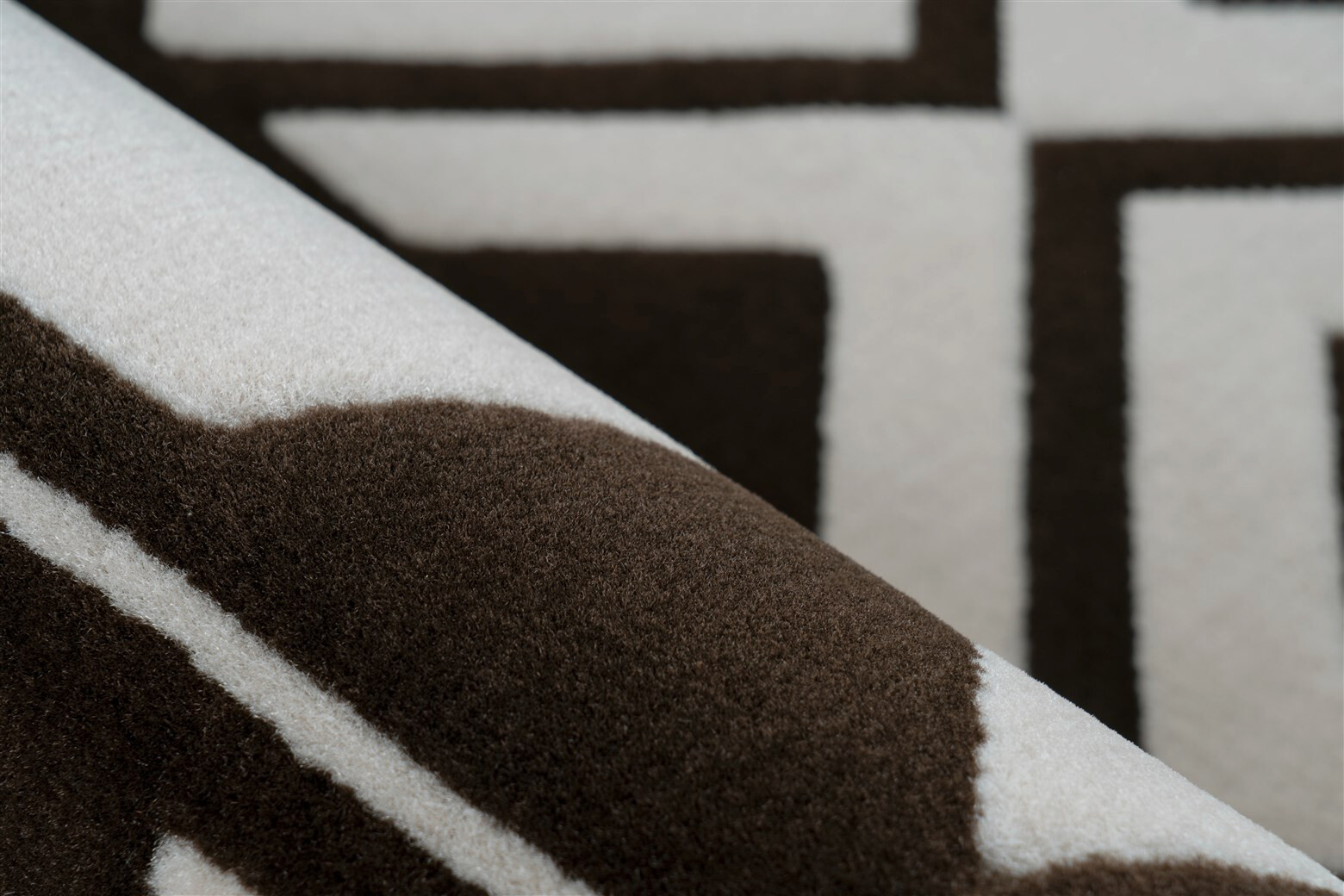 Kayoom Kurzflorteppich Esperanto 725 braun B/L: ca. 120x170 cm