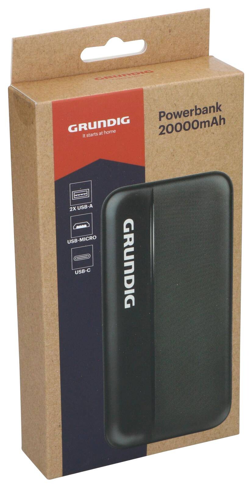 Grundig Powerbank schwarz