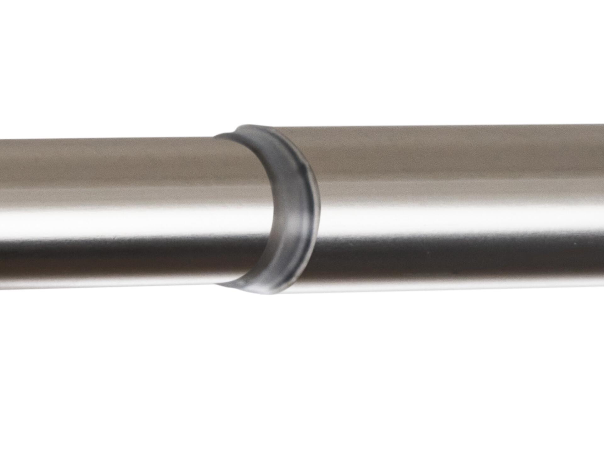 ondeco Stilgarnituren Edelstahloptik Metall L: ca. 400 cm ausziehbar von ca. 210 bis 400 cm 1.0 Läufe