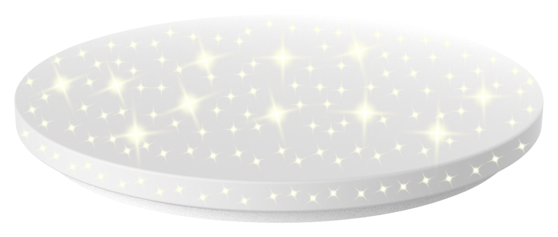 Blulaxa LED-Deckenleuchte Promina weiß Metall Kunststoff H/D: ca. 5,5x28 cm 1 Brennstellen