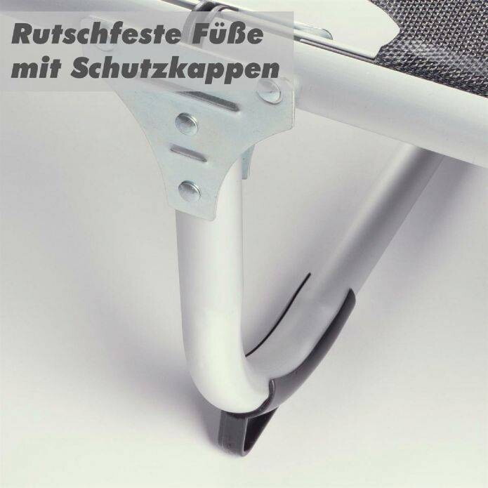 VCM Sonnenliege schwarz Aluminium B/H/T: ca. 57x187x30 cm