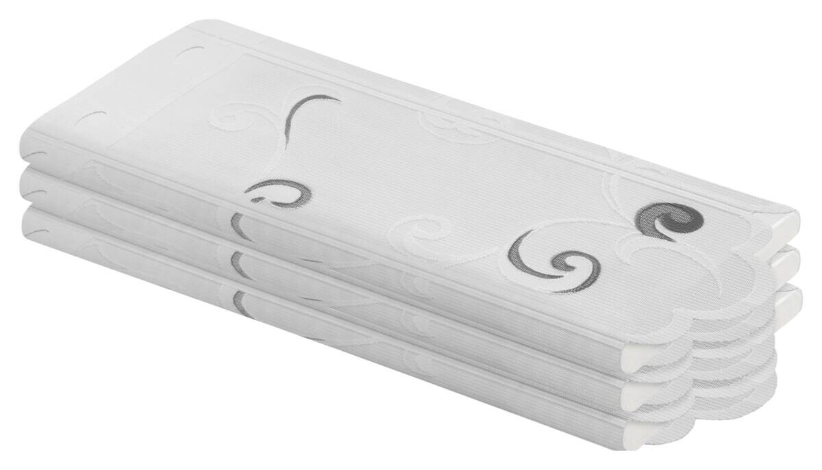 Scheibengardinen-Meterware schwarz H: ca. 45 cm