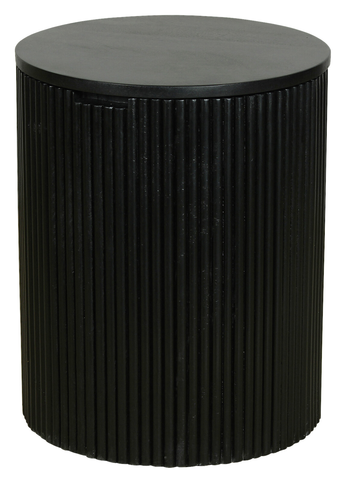 Beistelltisch OWEN schwarz Mango H/D: ca. 50x40 cm