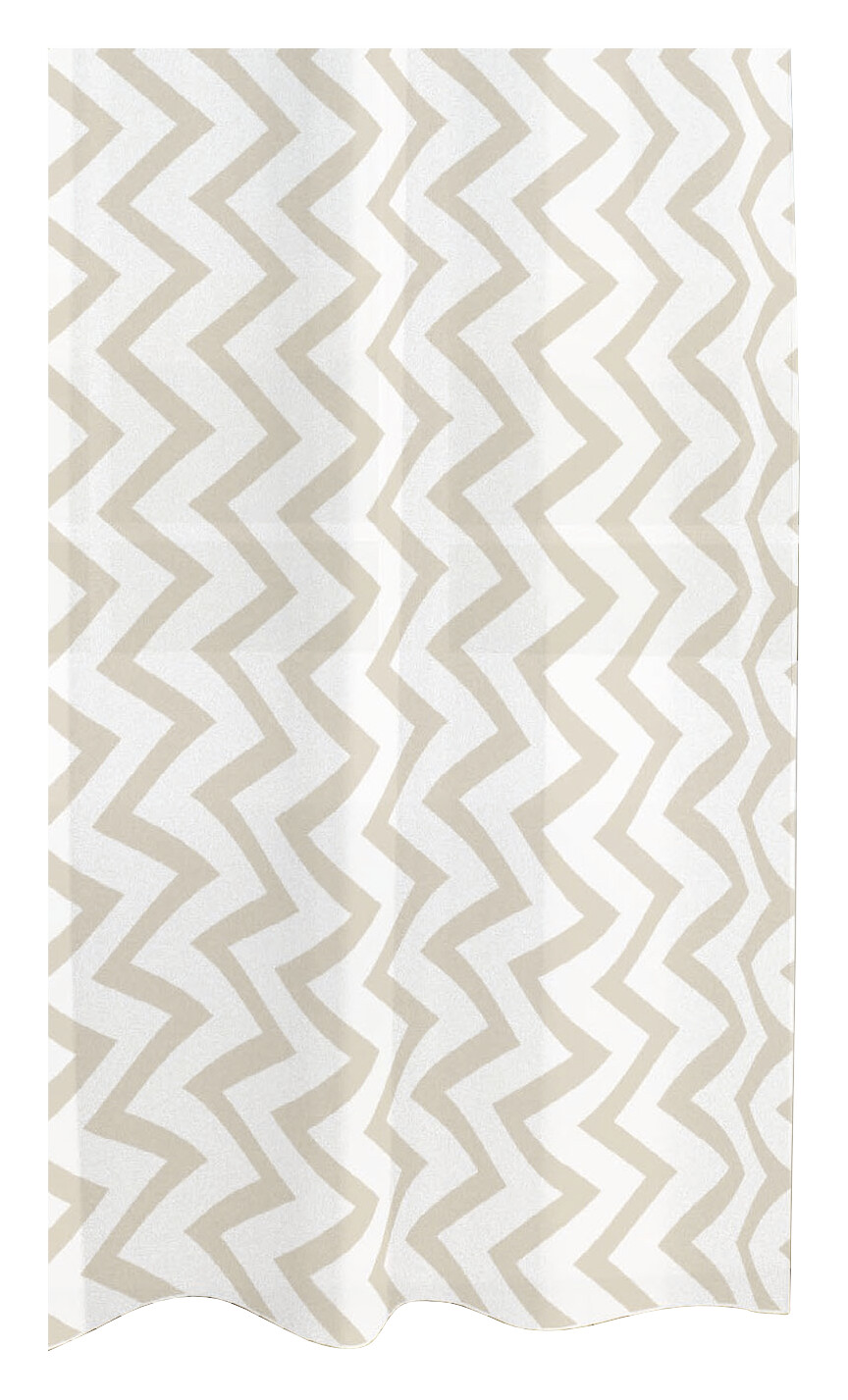 Acus Duschvorhang ZickZack Polyethylen (recycelt) B/L: ca. 180x200 cm