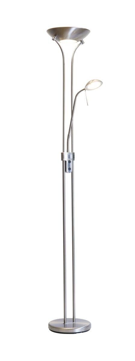 POCOline LED-Stehleuchte Lobo nickel Metall Acryl H/D: ca. 173x26 cm