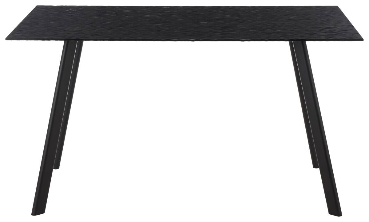 Esstisch Petra schwarz B/H/T: ca. 140x75x80 cm