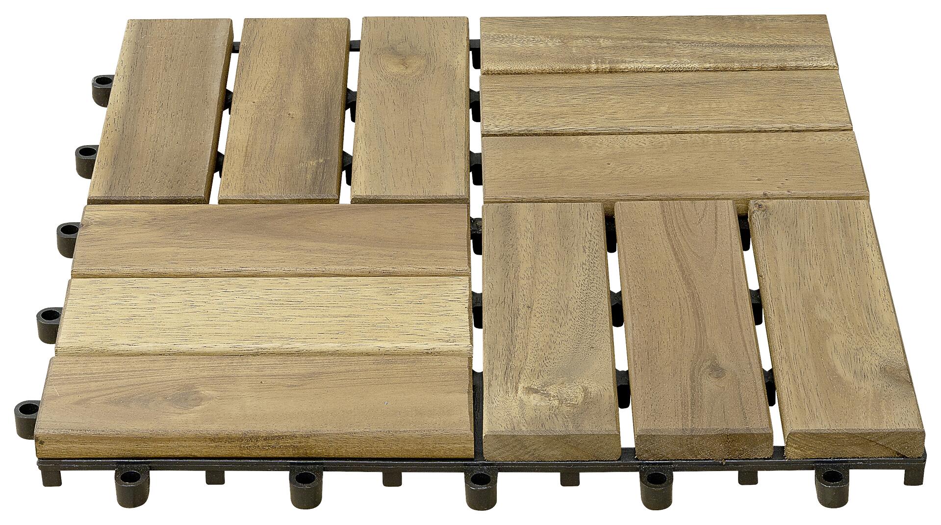 POCOline Terrassenfliese Akazie Akazie B/L: ca. 30x30 cm