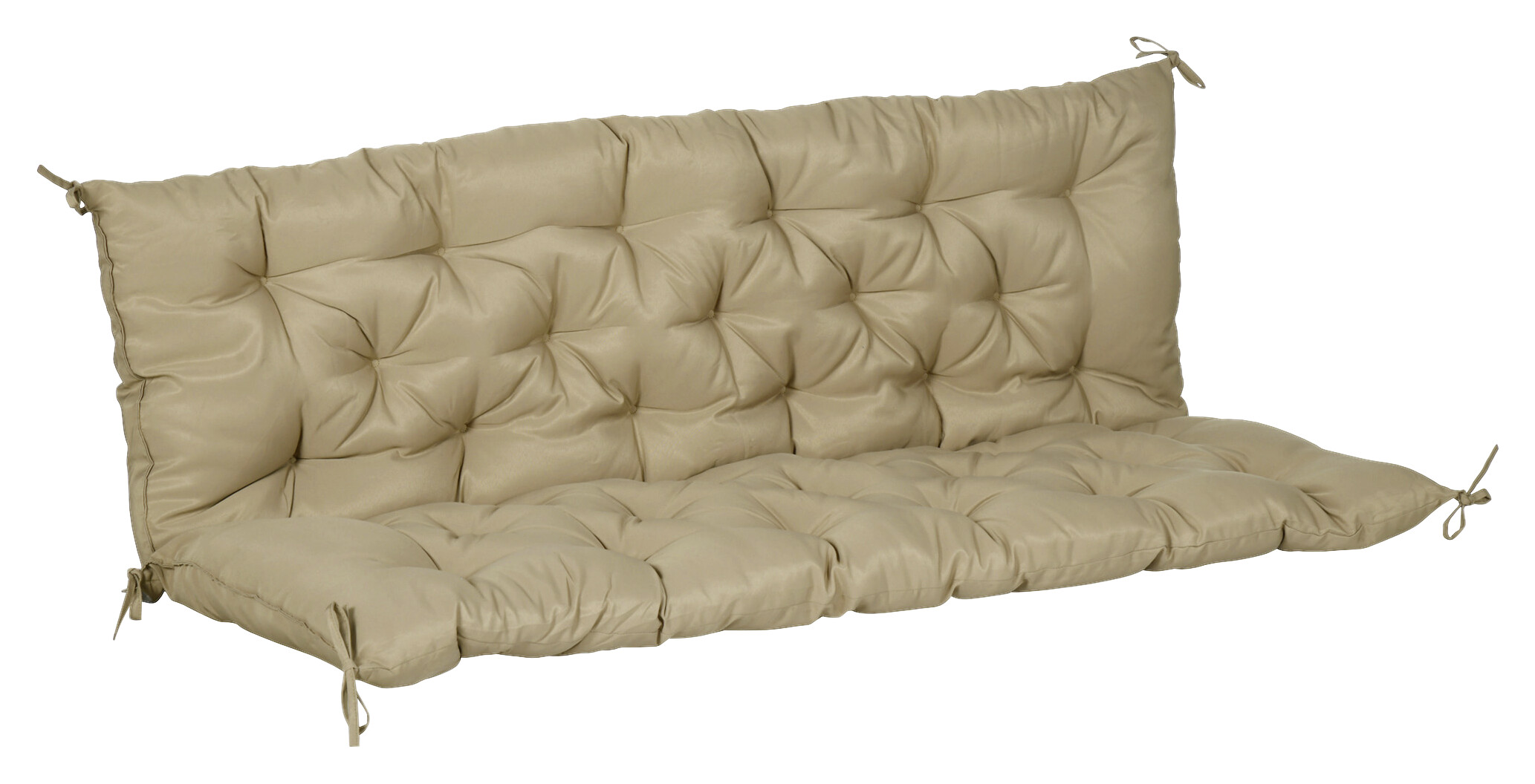 Outsunny Bankauflage khaki Schaumstoff B/H/L: ca. 98x8x150 cm