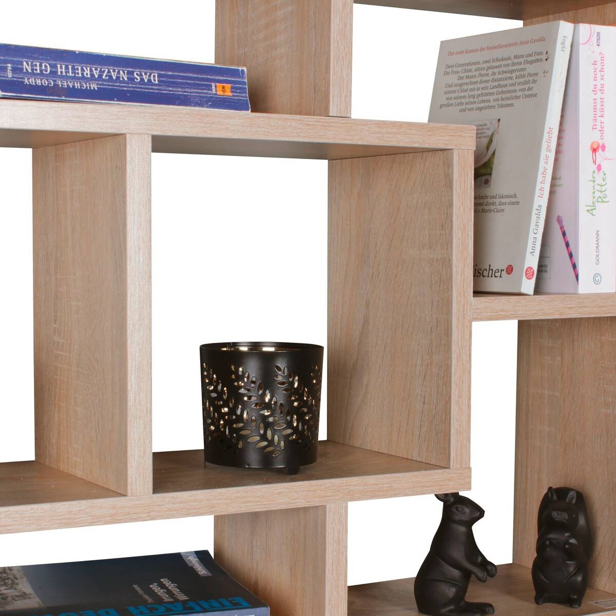 Wandregal Eiche Sonoma Nachbildung B/H/T: ca. 85x47,5x16 cm