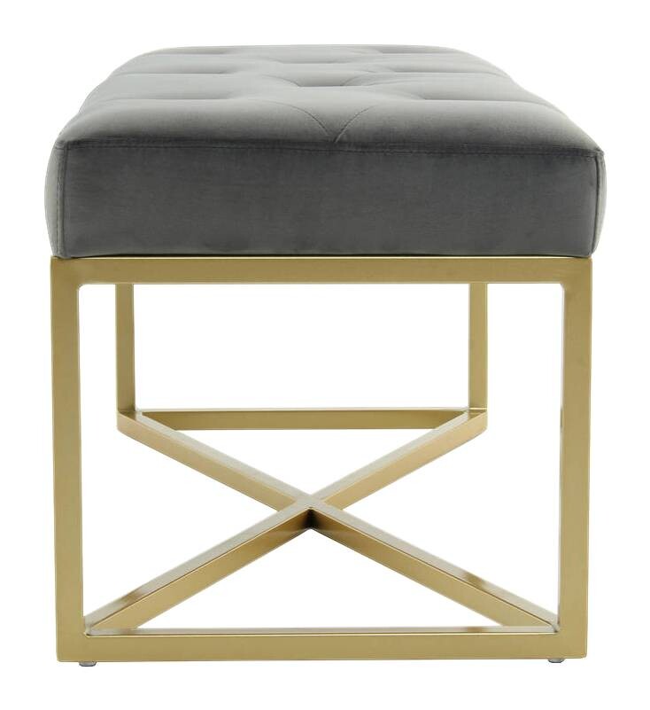 Sitzbank Cameron 100 grau B/H/T: ca. 90x40x40 cm