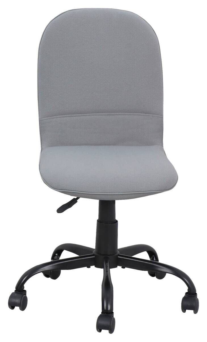 Drehstuhl TROLLY schwarz grau Metall Stoff