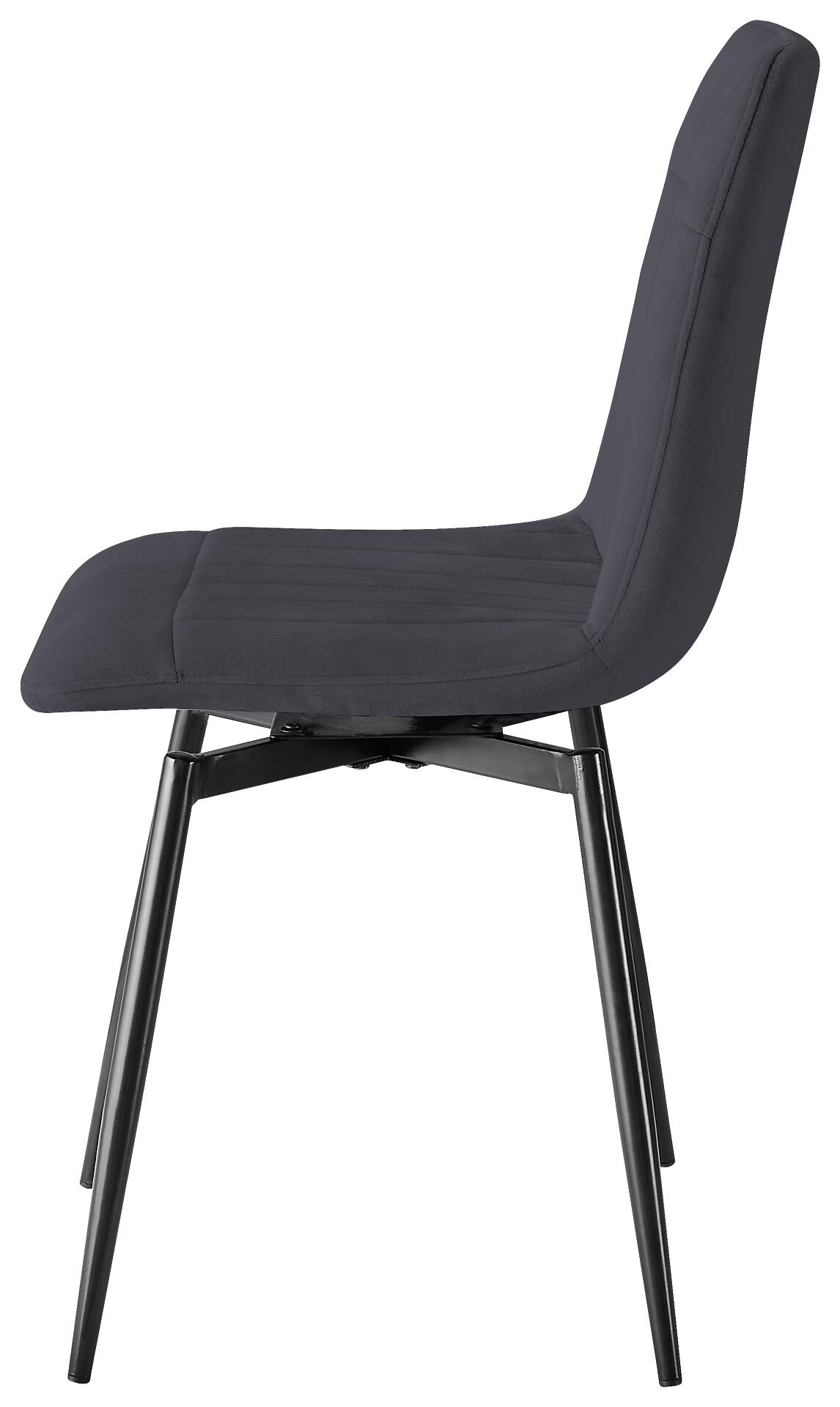 Stuhl Ayra Samt B/H/T: ca. 57x85x57 cm