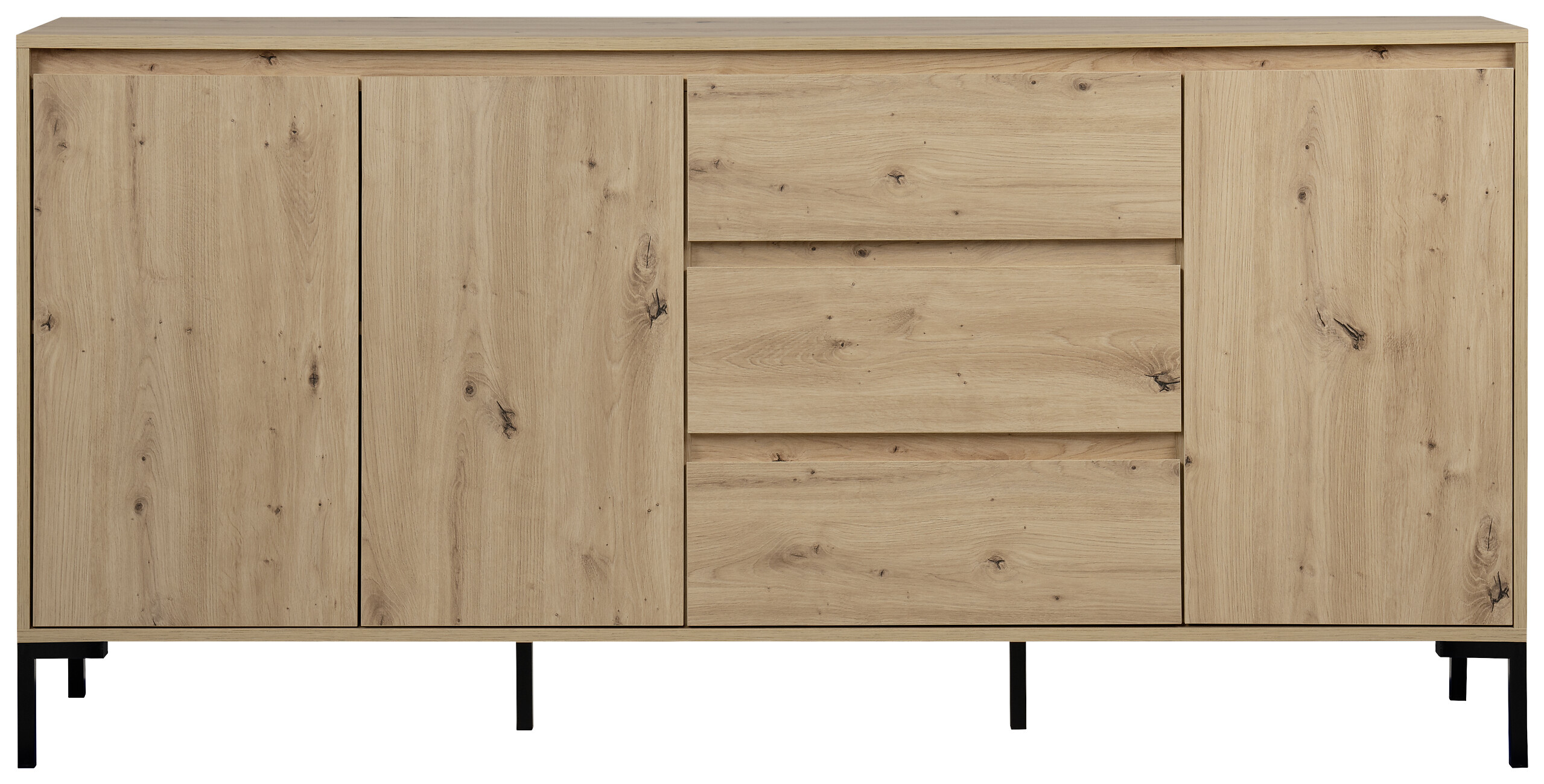 Sideboard Korsika Eiche Artisan Nachbildung B/H/T: ca. 170x87x40 cm