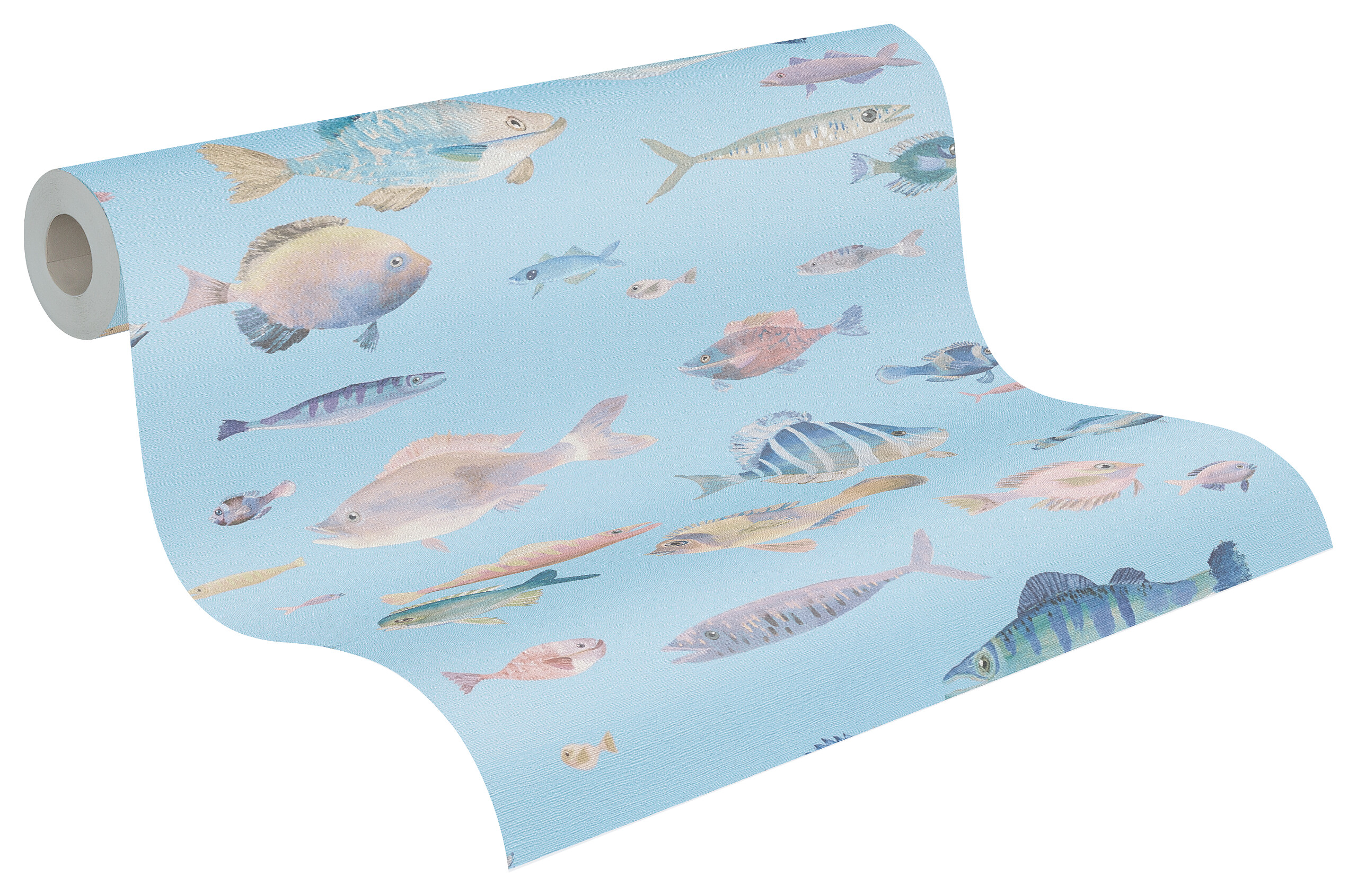 A.S.Creation Vliestapete bunt rosa B/H/D: ca. 53x1005x8 cm