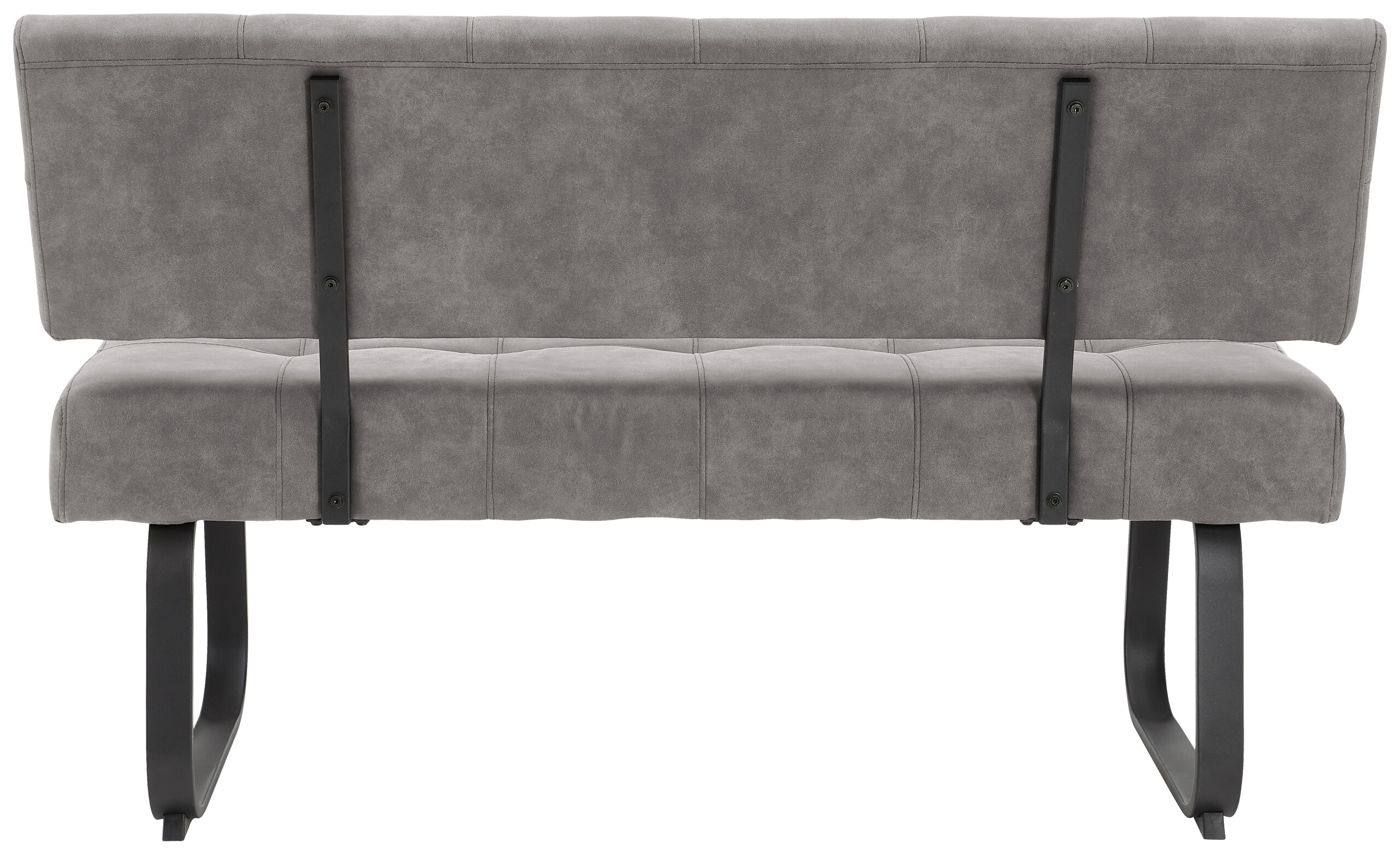 Essgruppe Luise grau Eiche Microfaser B/H/T: ca. 180x76x90 cm