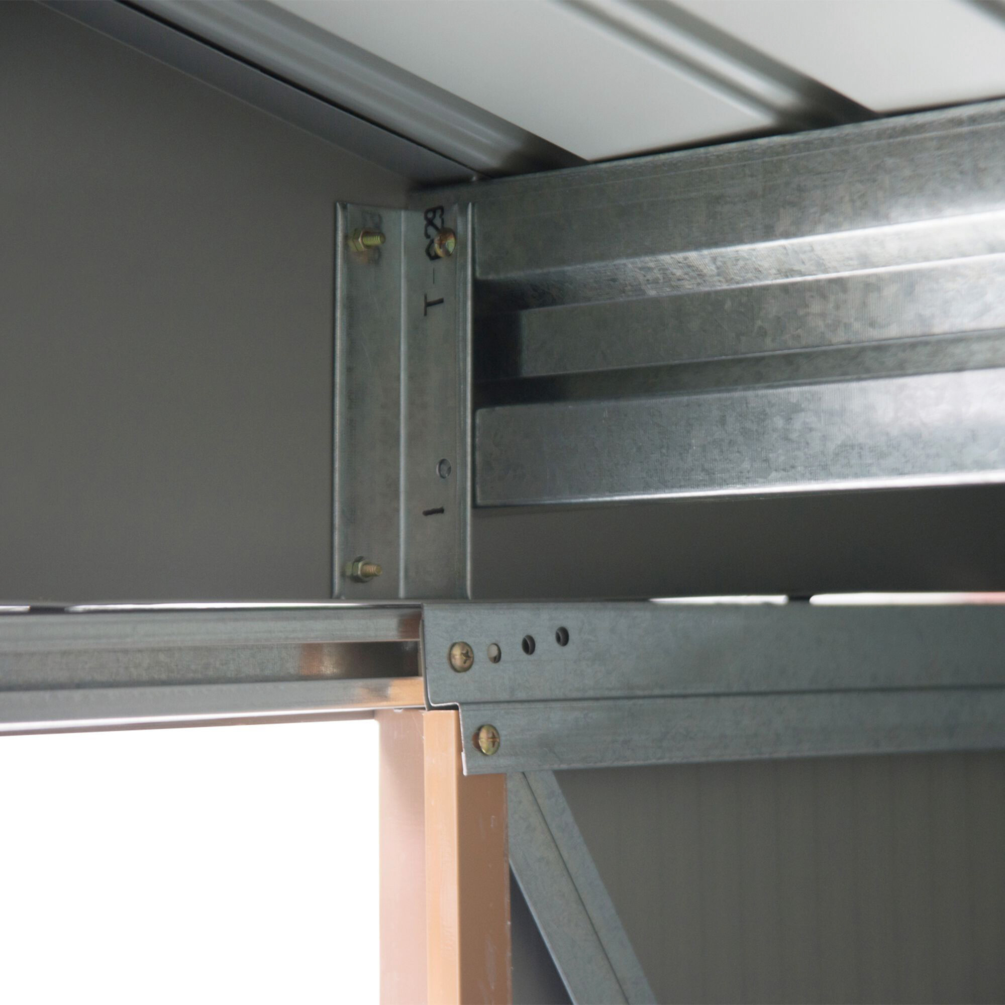 Outsunny Gartenhaus braun B/H/L: ca. 130x185x213 cm